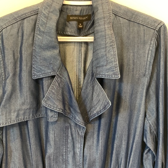 Banana Republic Jeans Dress SZ 14 - Picture 5 of 8